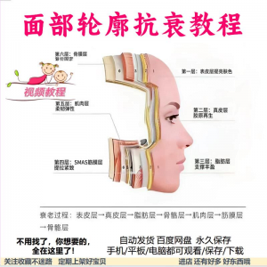 美商课程面部轮廓抗衰美肤减龄变美视频教程形象管理内在美好气色|淘宝虚拟仓