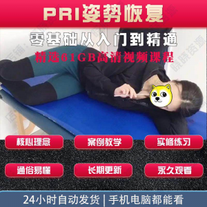 pri姿势恢复技术视频教程呼吸动力技术姿势恢复纠正训练培训课程|淘宝虚拟仓