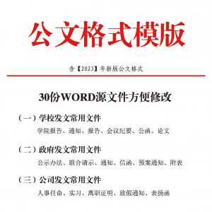 公文模板写作规范格式模板行政公函会议纪要通知范例大全电子版|淘宝虚拟仓