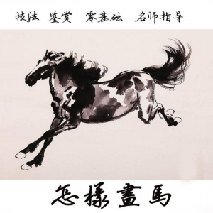 怎么画马视频教程教学自学画马技巧全套零基础入门到提高名水墨画|淘宝虚拟仓