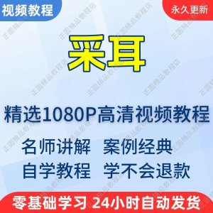 采耳手法视频学习教程新手自学零基础入门精通教学培训课程全集|淘宝虚拟仓