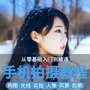 手机摄影教程snapseed人像后期修图拍摄拍照课程从入门到精通|淘宝虚拟仓